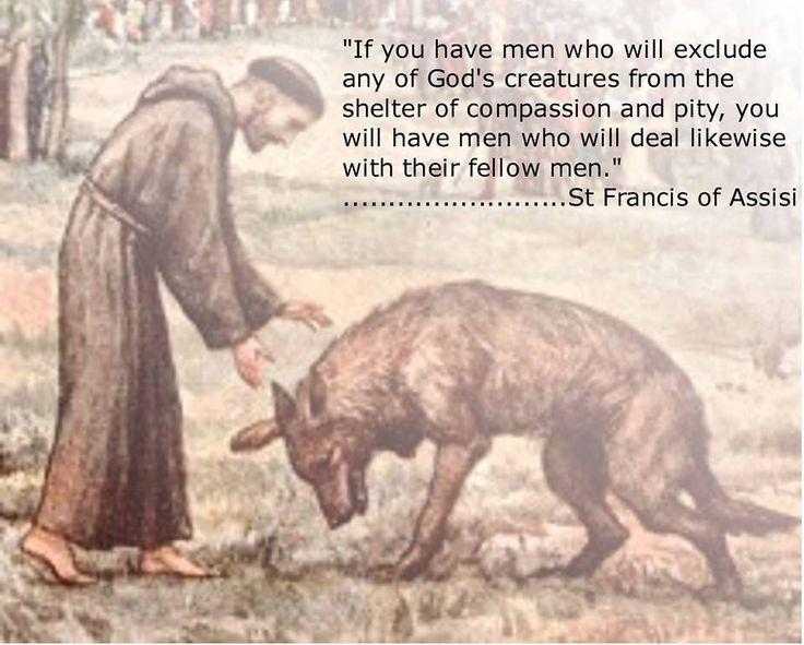 FRANCIS AND BLESSING OF THE ANIMALS FRANCIS AND BLESSING OF THE ANIMALS